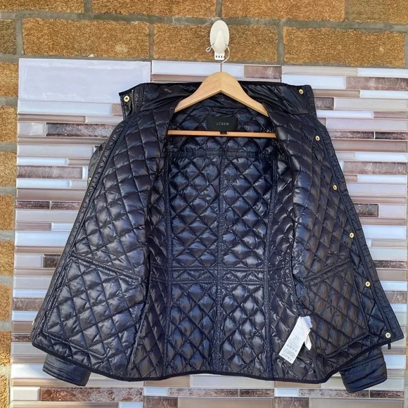 JCrew | Shiny Downtown Field Puffer Jacket XS - Picture 9 of 12